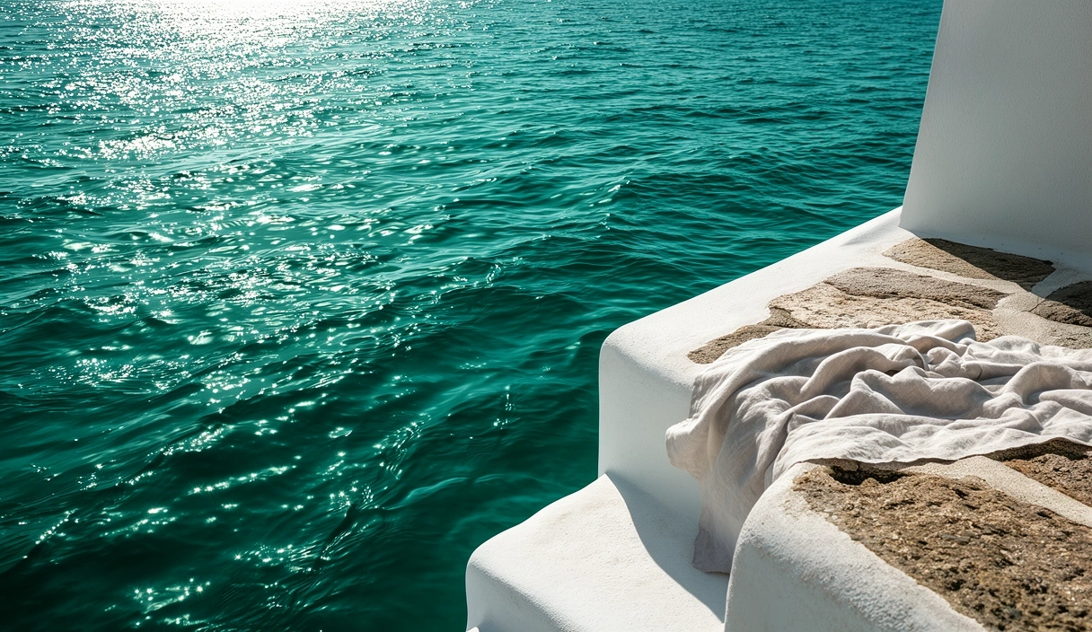 Clear Aegean water representing clarity and lifestyle pulse